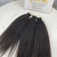 Kinky Straight Tape in Hair Extention #1B