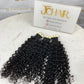 Italian Curly Tape in Hair Extention #1B