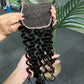 Raw Hair Deep Wave HD / Transparent Lace Closure #1B