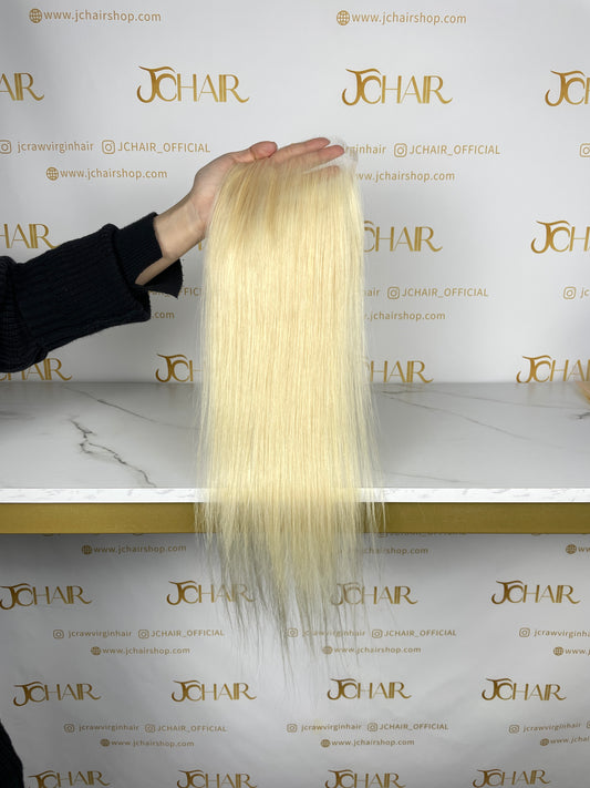 Raw hair Straight HD / Transparent Lace Closure #613