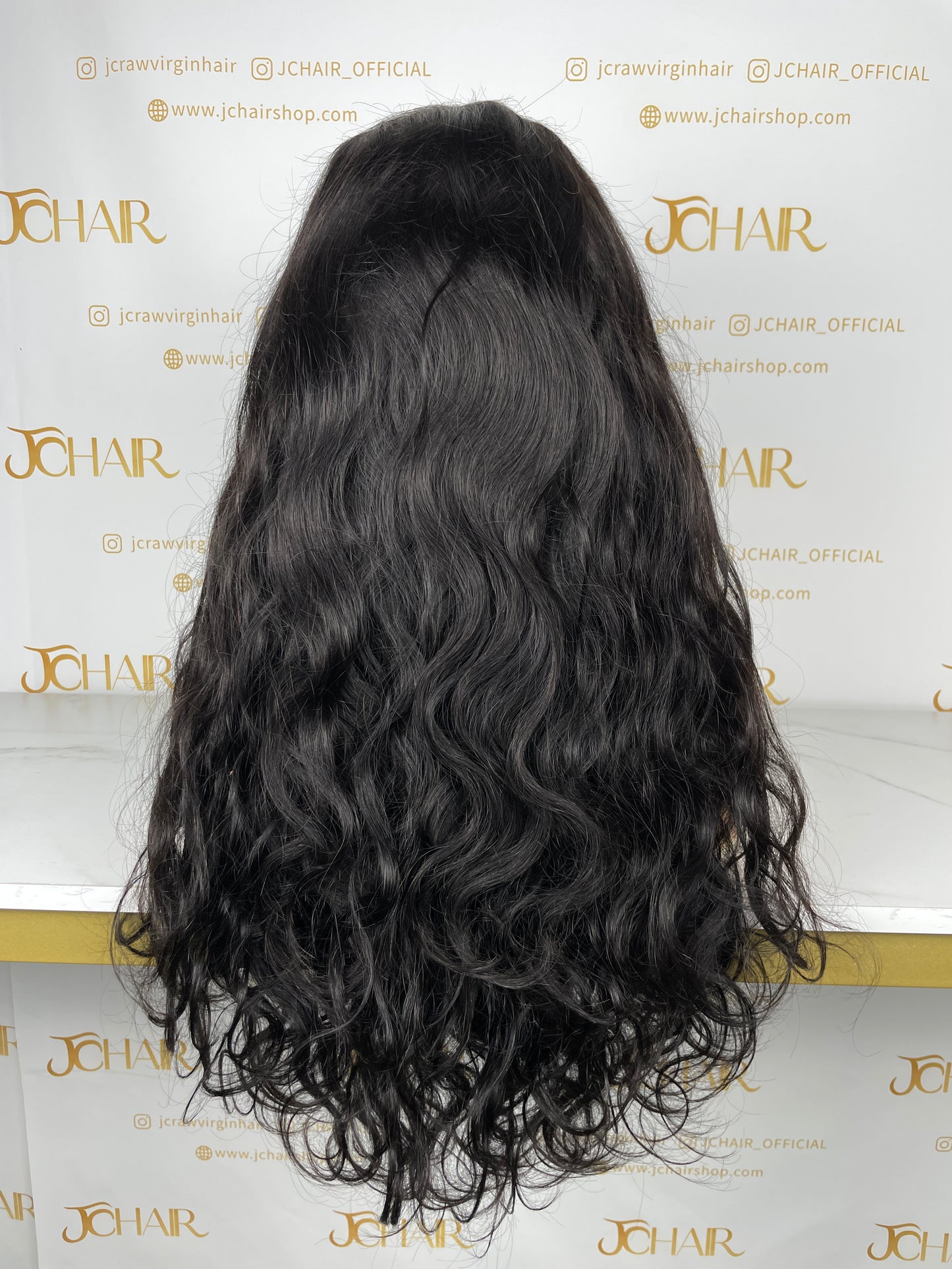 Top Burmese Virgin Hair 4x4 5x5 6X6 7X7 HD Closure Wig  - Body Wave #1B