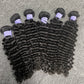 top raw cambodian hair bundle  #1B deep wave