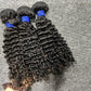 top raw cambodian hair bundle  #1B kinky curly