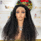 Top Burmese Virgin Hair 13x4 13x6 HD Full Frontal Wig - Pixie Curly #1B